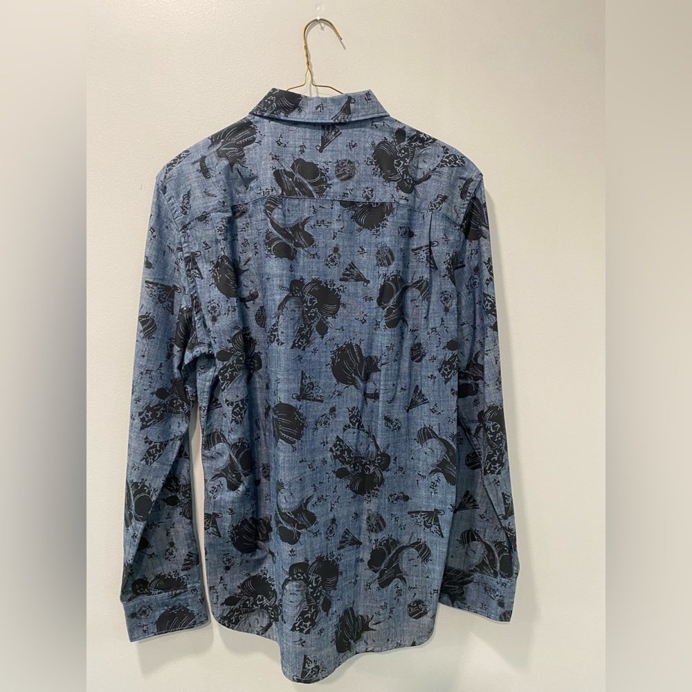 French Connection Printed Cotton Button-Down Shir… - image 4